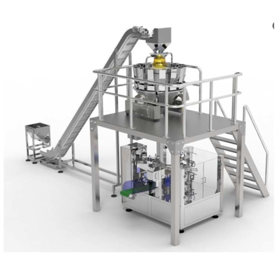 Αυτόματη Κοκκώδης Μηχανή Συσκευασίας Σακουλών 15-2000g Κατάλληλη για Τρόφιμα