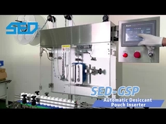 Desiccant μηχανή Inserter με το σημάδι χρώματος και το φωτοηλεκτρικό αισθητήρα