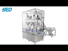 Μηχανή συμπλήρωσης σκόνης γραμμικής διπλής κεφαλής από ανοξείδωτο χάλυβα