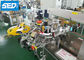 Στρογγυλό ανοξείδωτο 304 μηχανών μαρκαρίσματος μπουκαλιών αυτόματο που γίνεται το PLC ελεγχόμενο